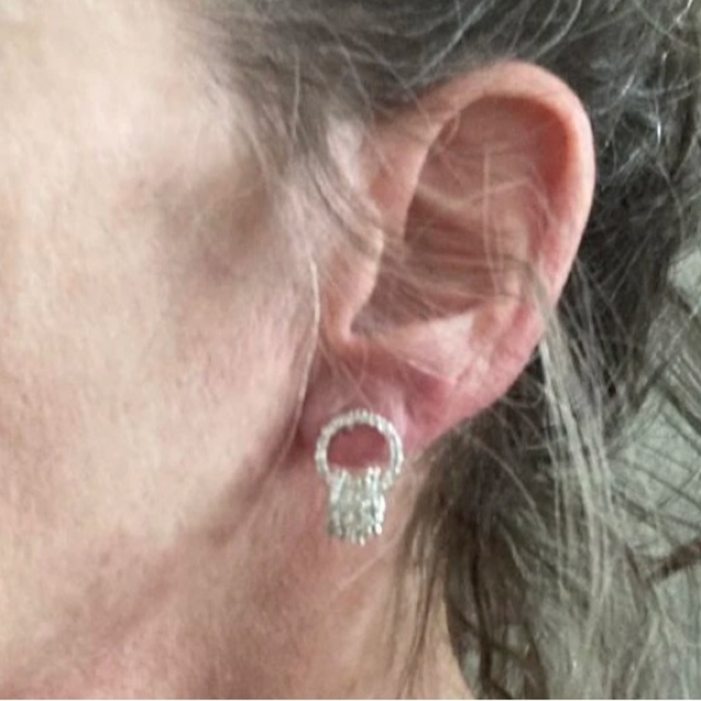 Beautiful Rhinestone Decor Earrings - Picture 11 of 14